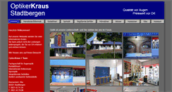 Desktop Screenshot of optiker-kraus.de