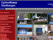 Tablet Screenshot of optiker-kraus.de